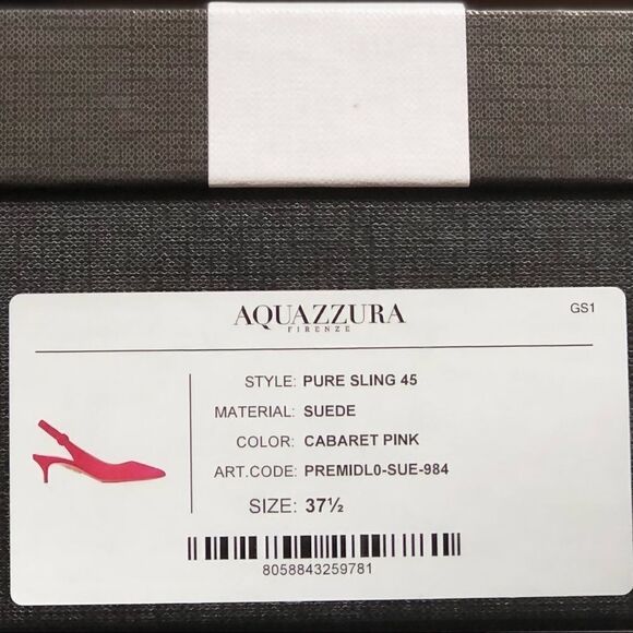 💥 HOST PICK 💥 Aquazzura Cabaret Pink Pure Sling 45 Heels - Picture 5 of 14